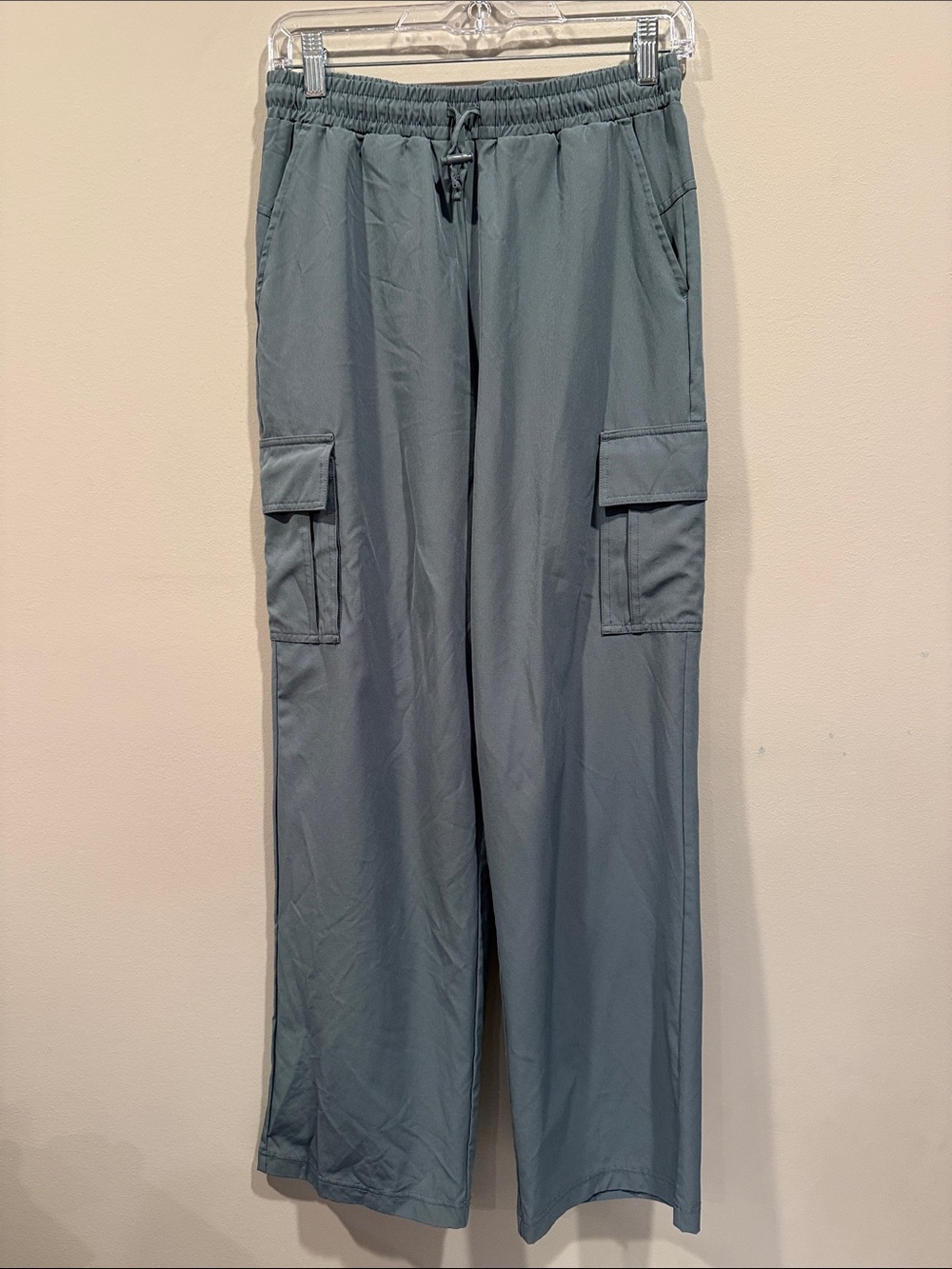 Mondetta Activewear Utility Cargo Pants Slate Blue/Gray Size S